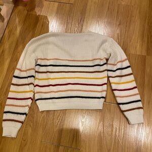 SHEIN Multicolor Striped Sweater